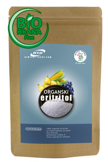 Organski eritritol 100g DTC